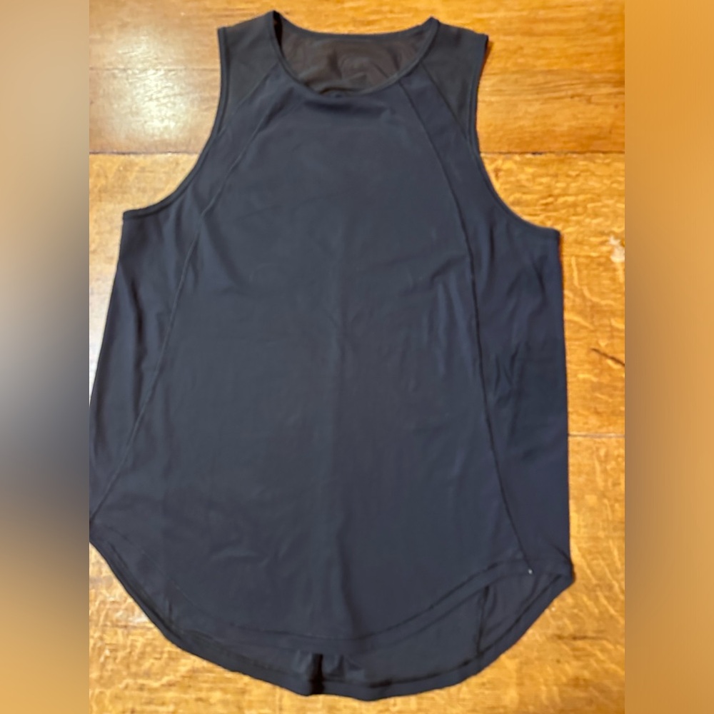 Lululemon Sculpt Tank Top Back Vent Black BLK Women's Size 10